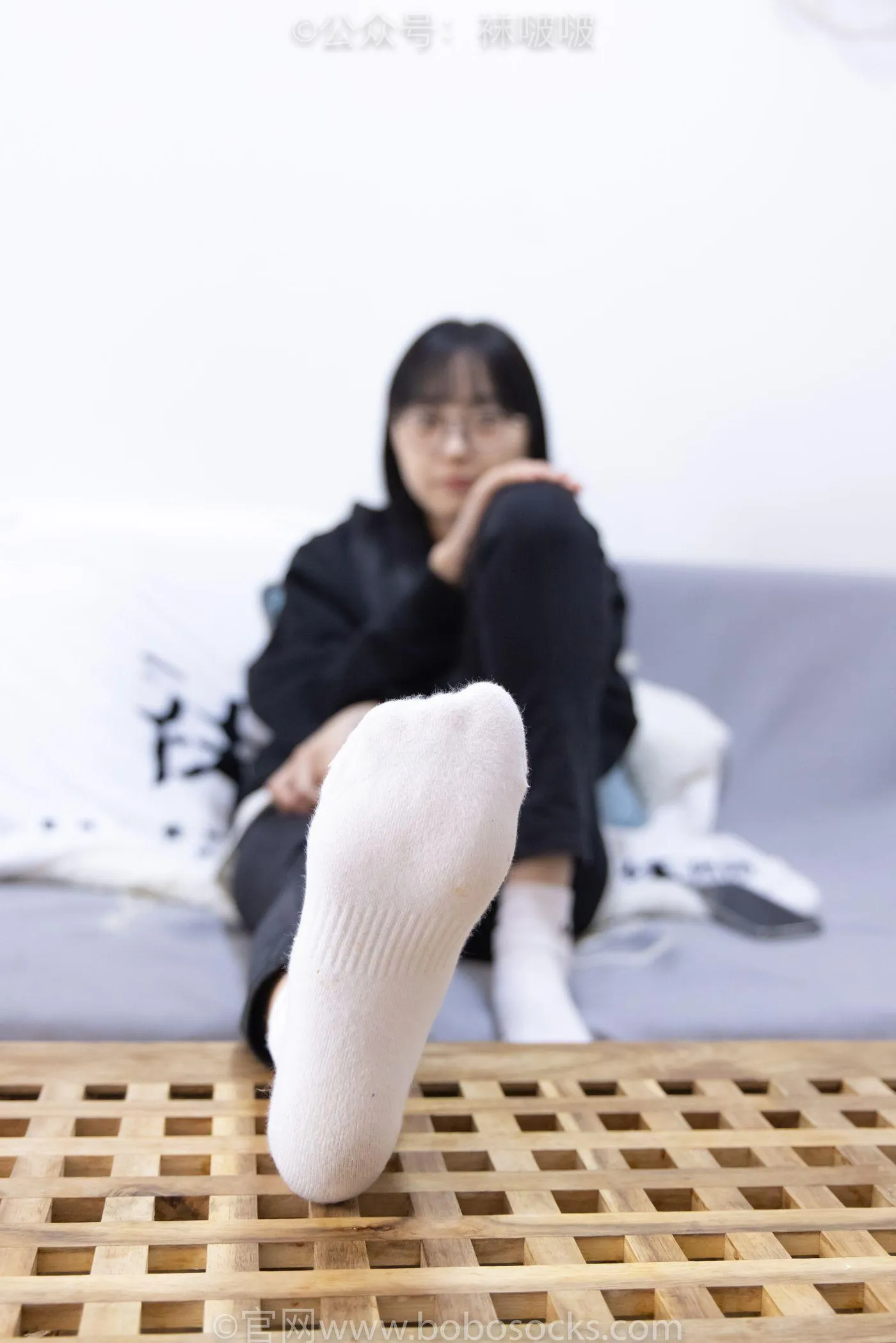 [BoBoSocks袜啵啵]NO.061 稚予-短靴、白棉袜、裸足 [145P]插图4